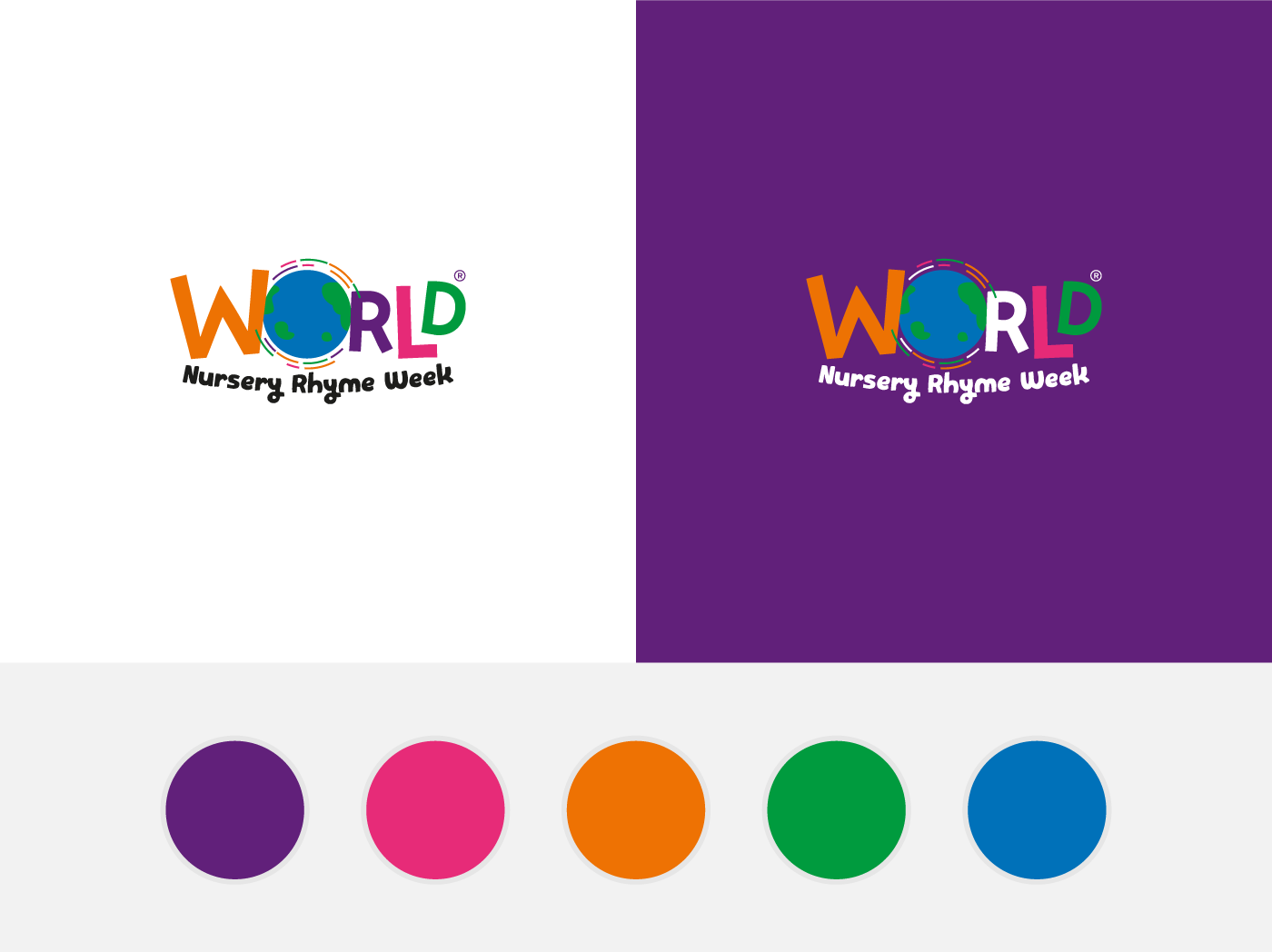 World Nursery Rhyme Week Logo Design