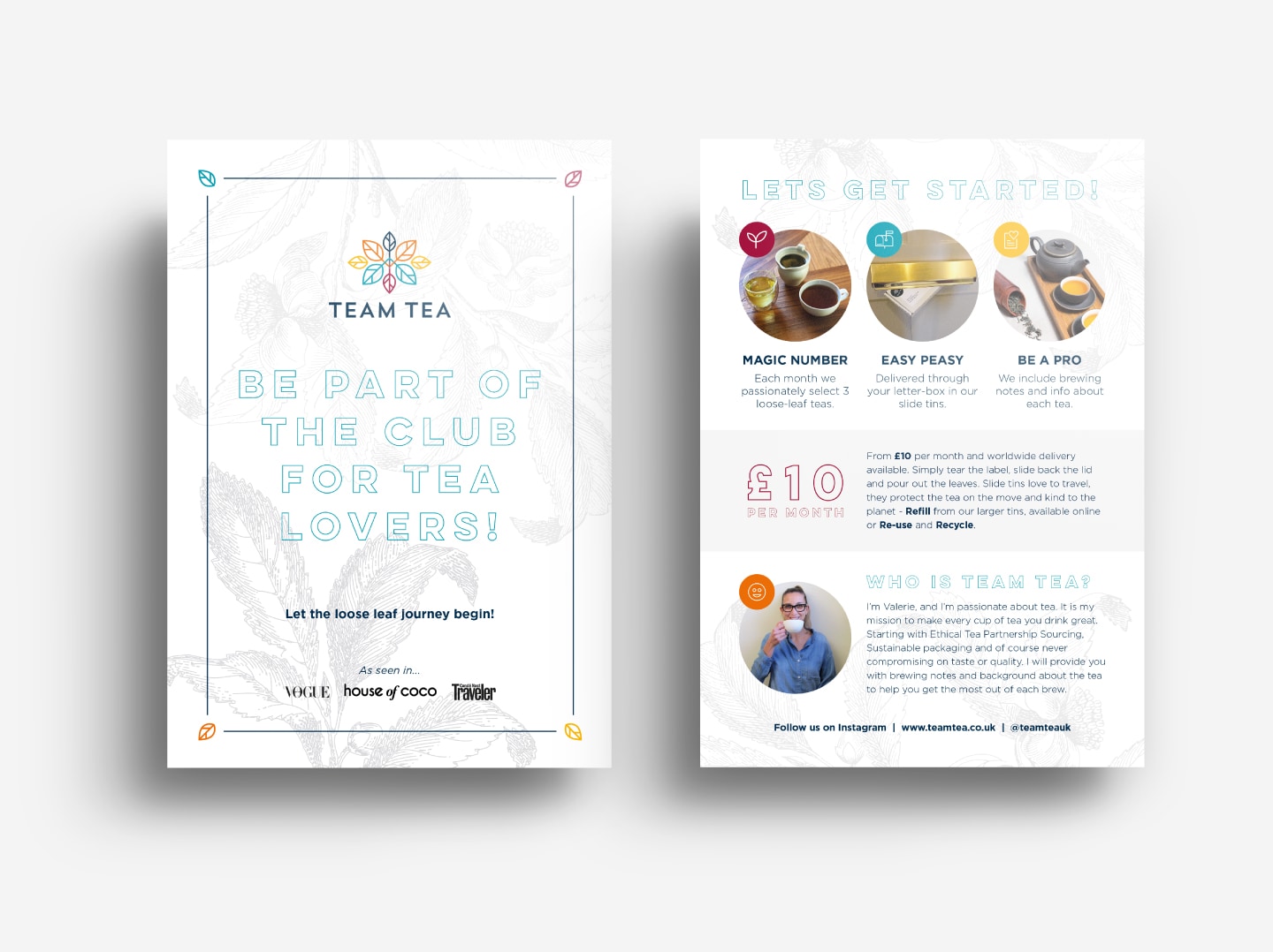 Team Tea Flyer