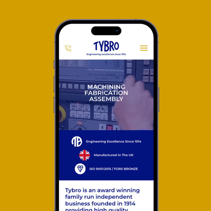 Tybro Engineering Company WebSite Design