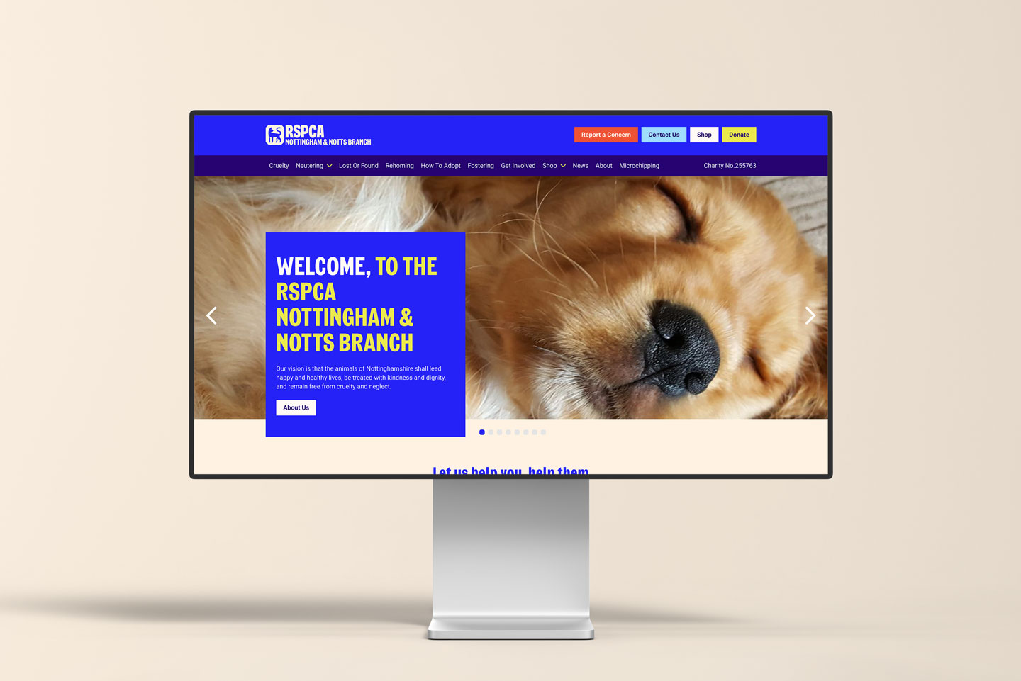 RSPCA Nottingham Homepage
